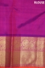 Traditional Contrast Wedding Kanjeevaram Silk Saree